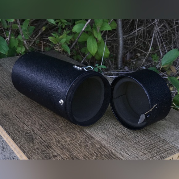 1970s Vintage Black VIVITAR Hinged Lid Foam Lined Camera Lens Carrying Case - Picture 7 of 15